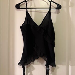 Wilfred Black Ruffle Camisole